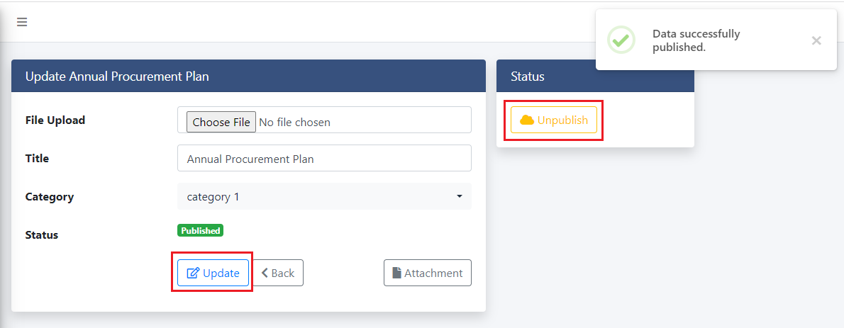 A fresh Laravel installation
