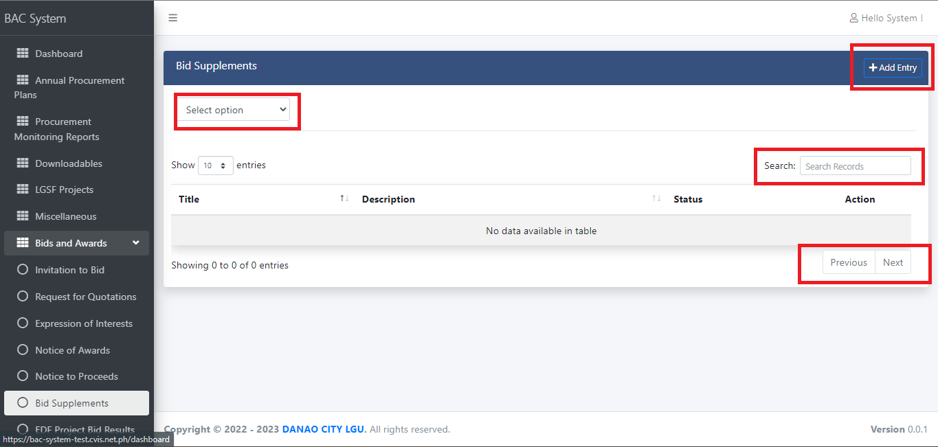 A fresh Laravel installation