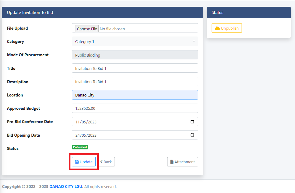 A fresh Laravel installation