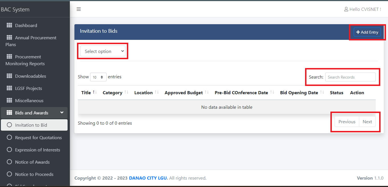 A fresh Laravel installation