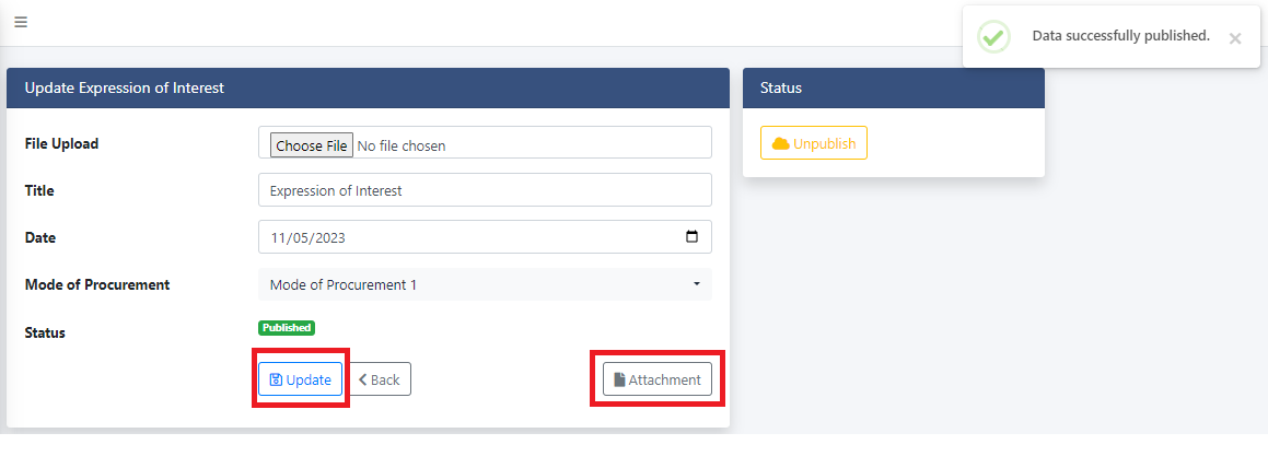 A fresh Laravel 
installation