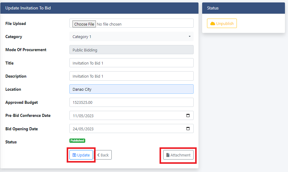 A fresh Laravel installation
