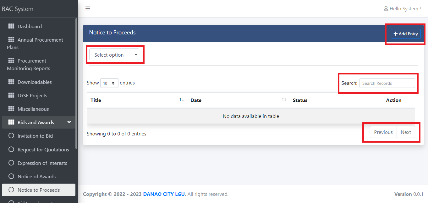 A fresh Laravel installation