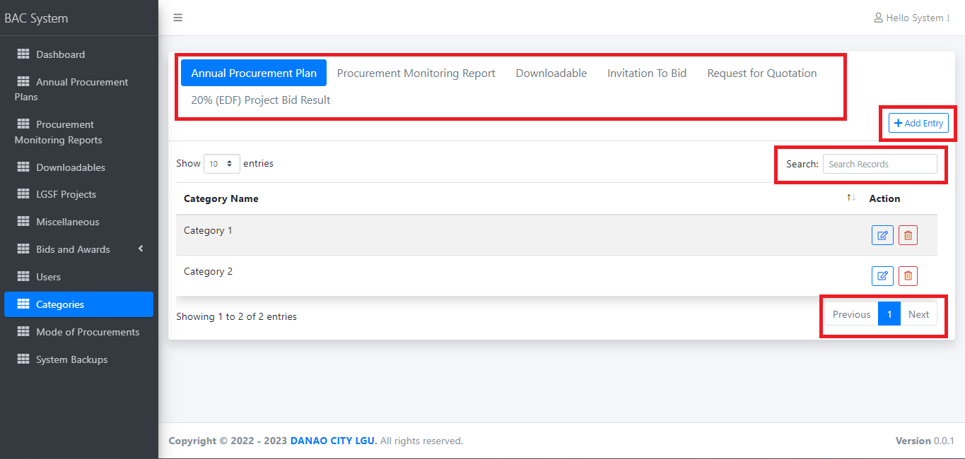A fresh Laravel installation