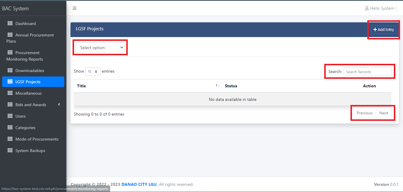 A fresh Laravel installation