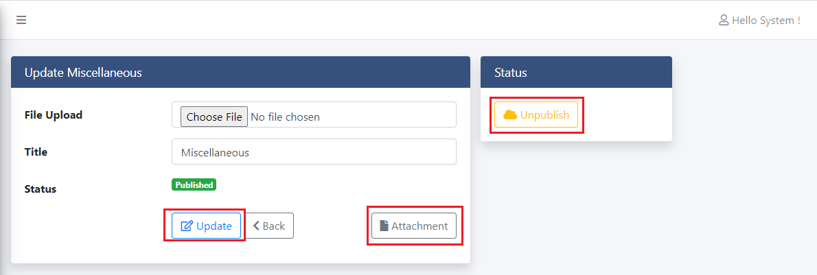 A fresh Laravel installation