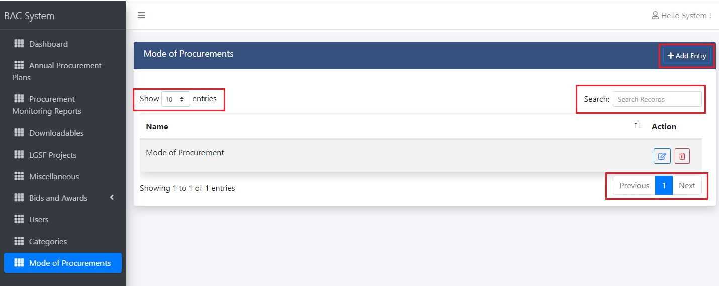 A fresh Laravel installation
