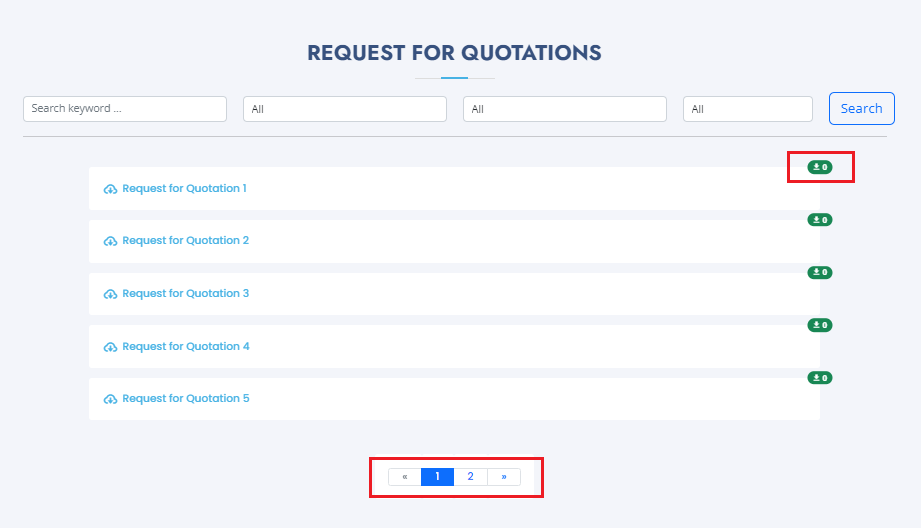 A fresh Laravel installation