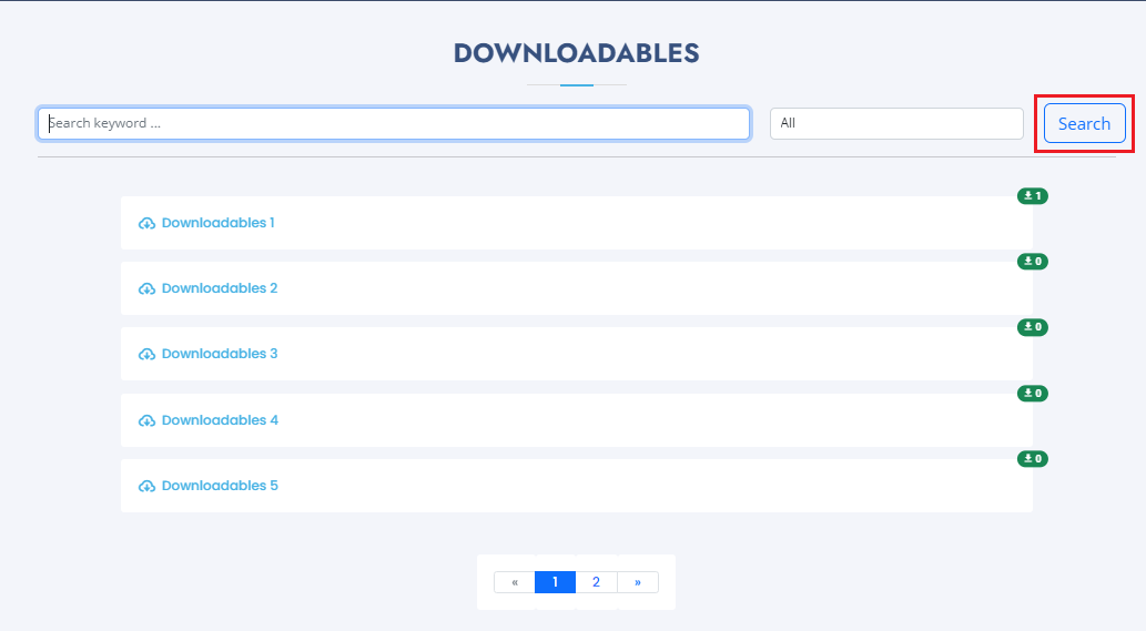 A fresh Laravel installation