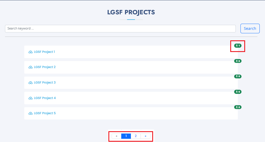 A fresh Laravel installation